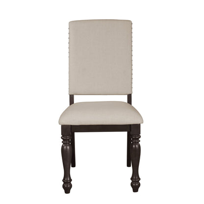 Begonia - 5 Piece Dining Room Set (Table & 4 Side Chairs) - Grayish Brown