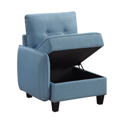 Garren - Sectional With Storage And Ottoman