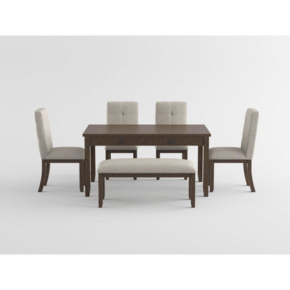 Binghampton - 5 Piece Dining Room Set (Table & 4 Side Chairs) - Moonstone
