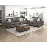 Pinnacle - Loveseat - Dark Brown
