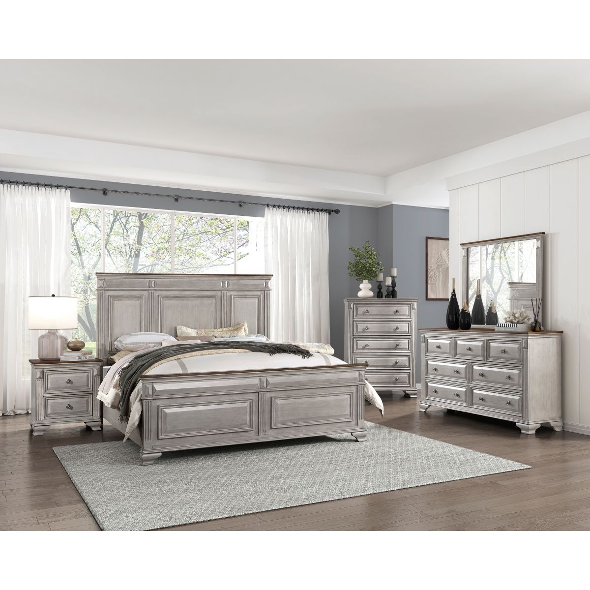 Marquette - Nightstand - Gray
