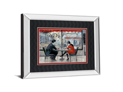 Player's Theatre By Ruanne Manning - Mirror Framed Print Wall Art - Dark Gray
