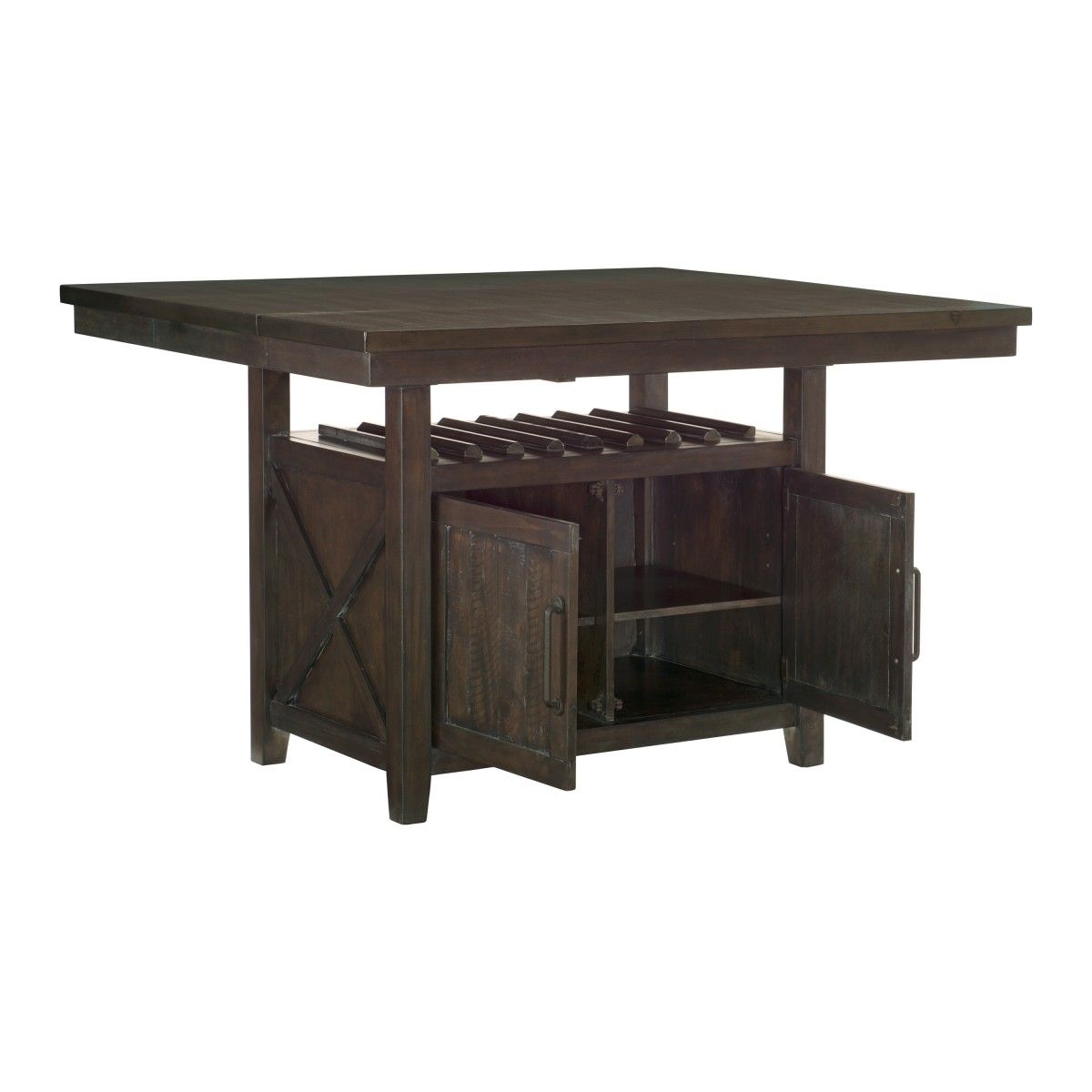 Oxton - 5 Piece Set (Table & 4 Side Chairs) - Brown