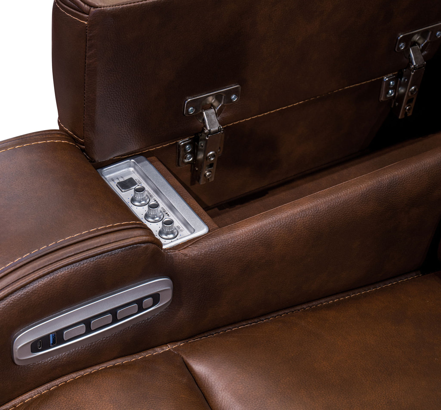 Knightington - Power Recliner With Audio Seating