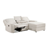 Monterey - 2 Piece Reclining Sectional With Right Chaise