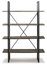 Gilesgrove - Bookcase - Black / Gray