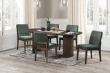 Kody - 79" Oval Fixed-Top Dining Table Set