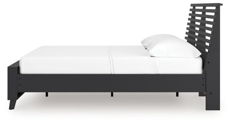 Danziar - Slat Panel Bed