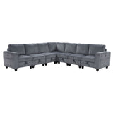Walterboro - Sectional With Storage, Storage Pouches And Charging Ports
