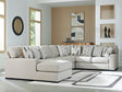 Furniture City - MS - Ashley Furniture - Laurelgrove Sectional - RAF 2-Piece Sectional Sofa Chaise / Pebble - 75105S3