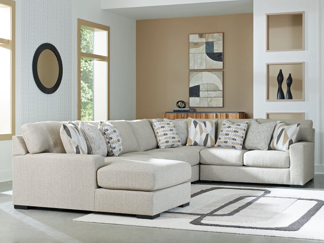 Furniture City - MS - Ashley Furniture - Laurelgrove Sectional - RAF 2-Piece Sectional Sofa Chaise / Pebble - 75105S3