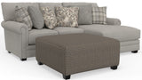 Livingston - Sectional With Comfort Coil Seating, 40" Cocktail Ottoman And Accent Pillows Included