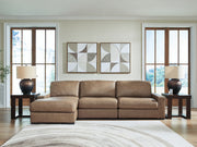 Furniture City - MS - Ashley Furniture - Veronella Sectional - RAF 3-Piece Sectional with Chaise / Sahara - 76106S5