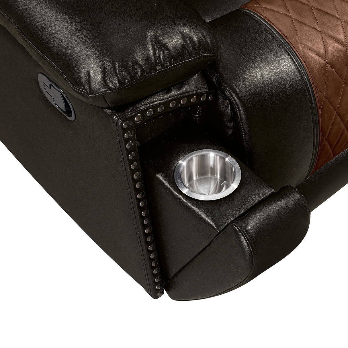 Nikko - Console Loveseat With Dual Recliners