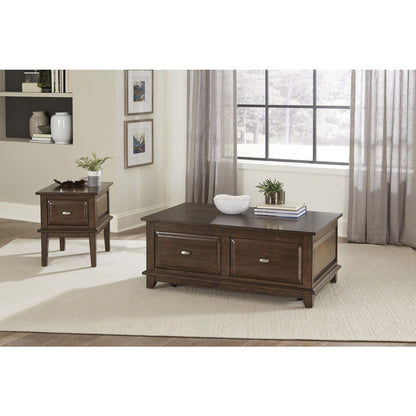 Minot - Lift Top Cocktail Table - Brown