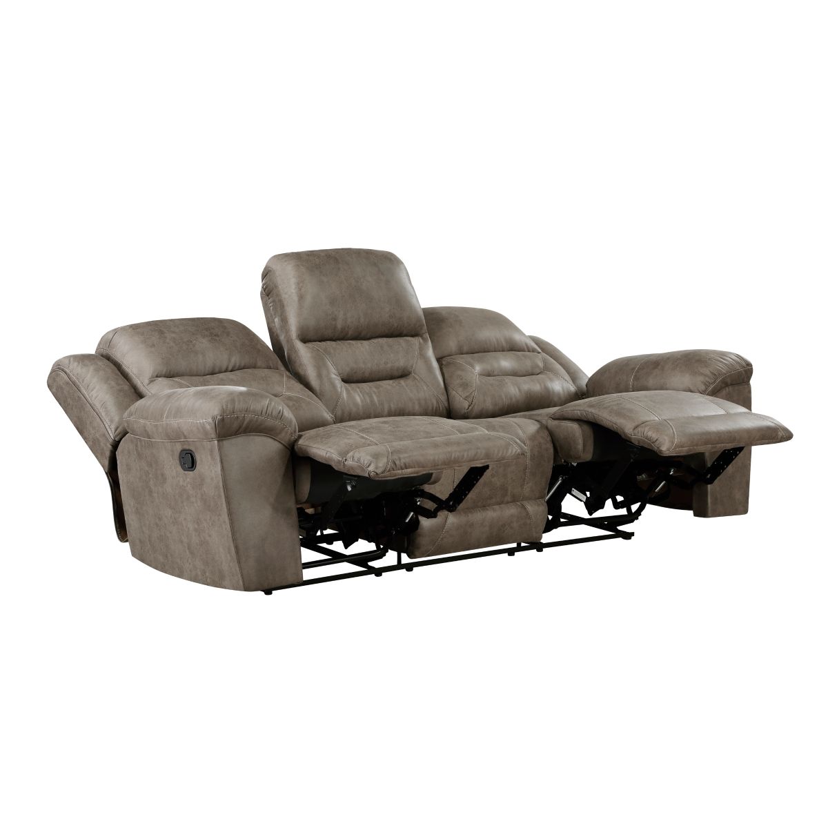 Hazen - Double Reclining Sofa - Brown