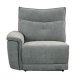 Tesoro - 3 Piece Power Double Reclining Sofa - Dark Gray