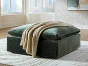 Furniture City - MS - Ashley Furniture - Carriage View Living Room - Oversized Accent Ottoman / Jade - 7800108