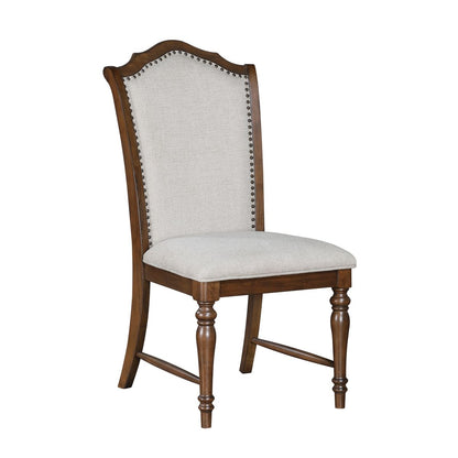 Rexford - 5 Piece Dining Room Set (Table & 4 Side Chairs) - Cherry / Gray
