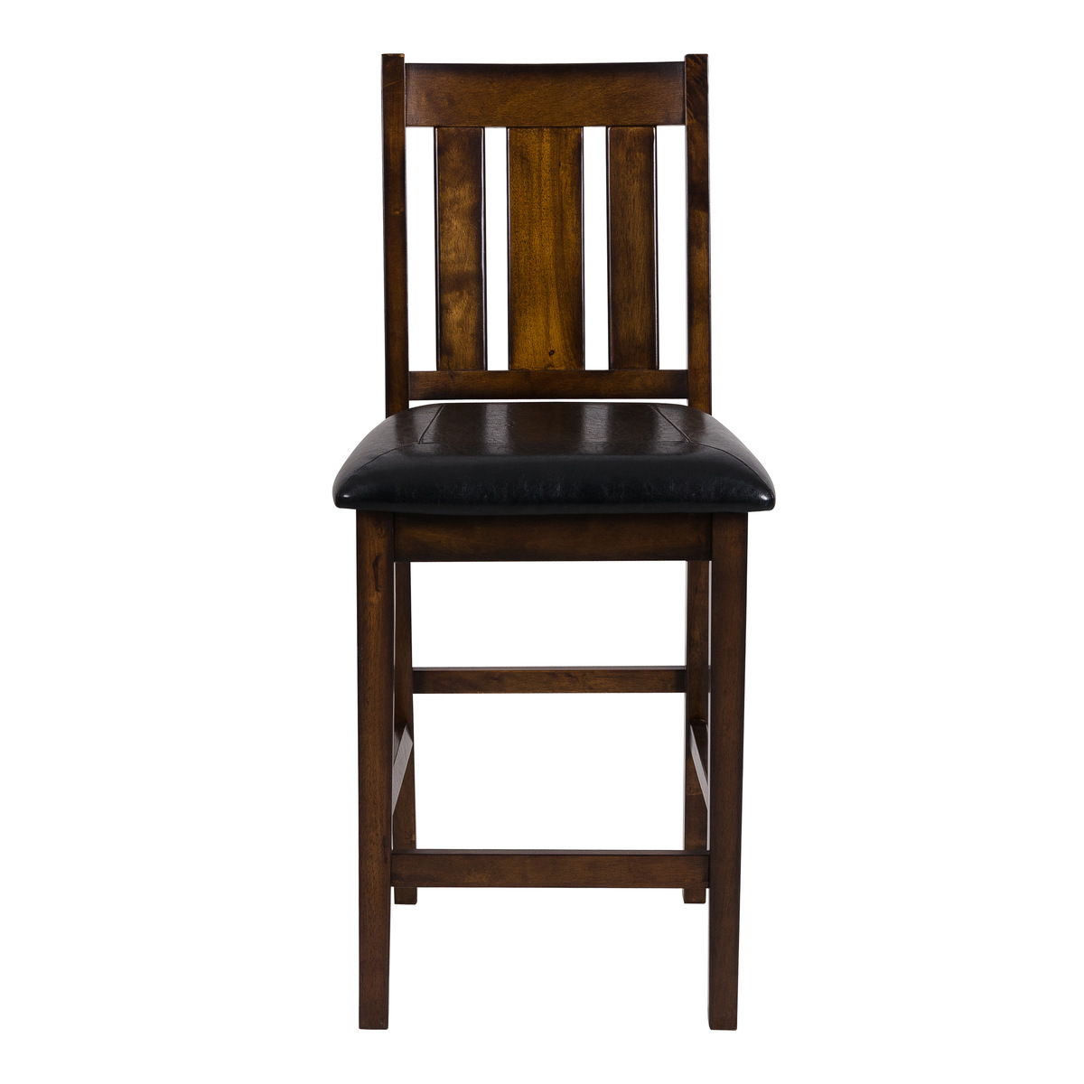 Delmar - 5 Piece Pack Counter Height Set - Espresso / Black