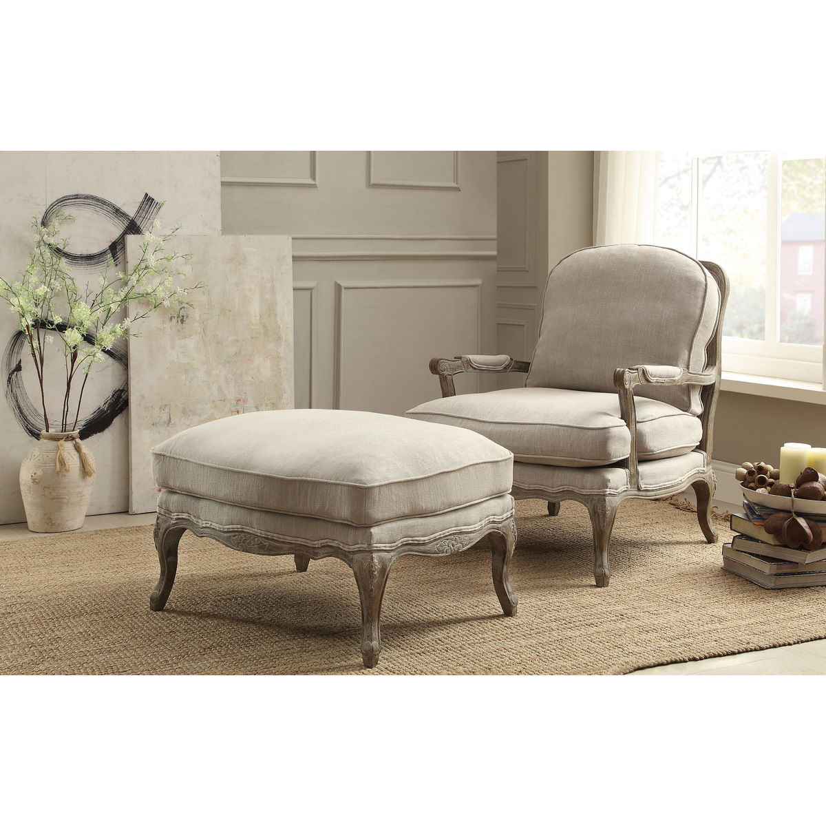 Parlier - Accent Chair - Natural