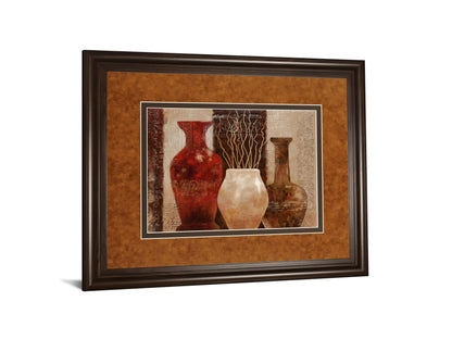 Mediterranean Style I By Nan - Framed Print Wall Art - Light Brown