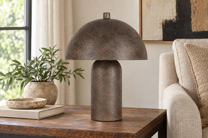 Bronze Canopy - 17 X 13 - Metal Accent Lamp (Set of 2) - Textured Antique Bronze