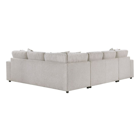Myrtle - 3 Piece Sectional With Pull-Out Bed And Hidden Storage - Beige