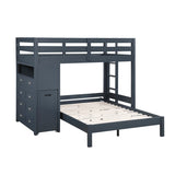 Sloane - Loft Bunk Bed With Chest And Hidden Desk