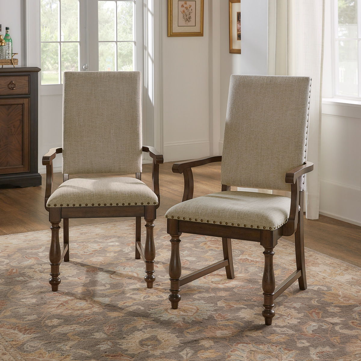 Stonington - Arm Chair (Set of 2) - Gray