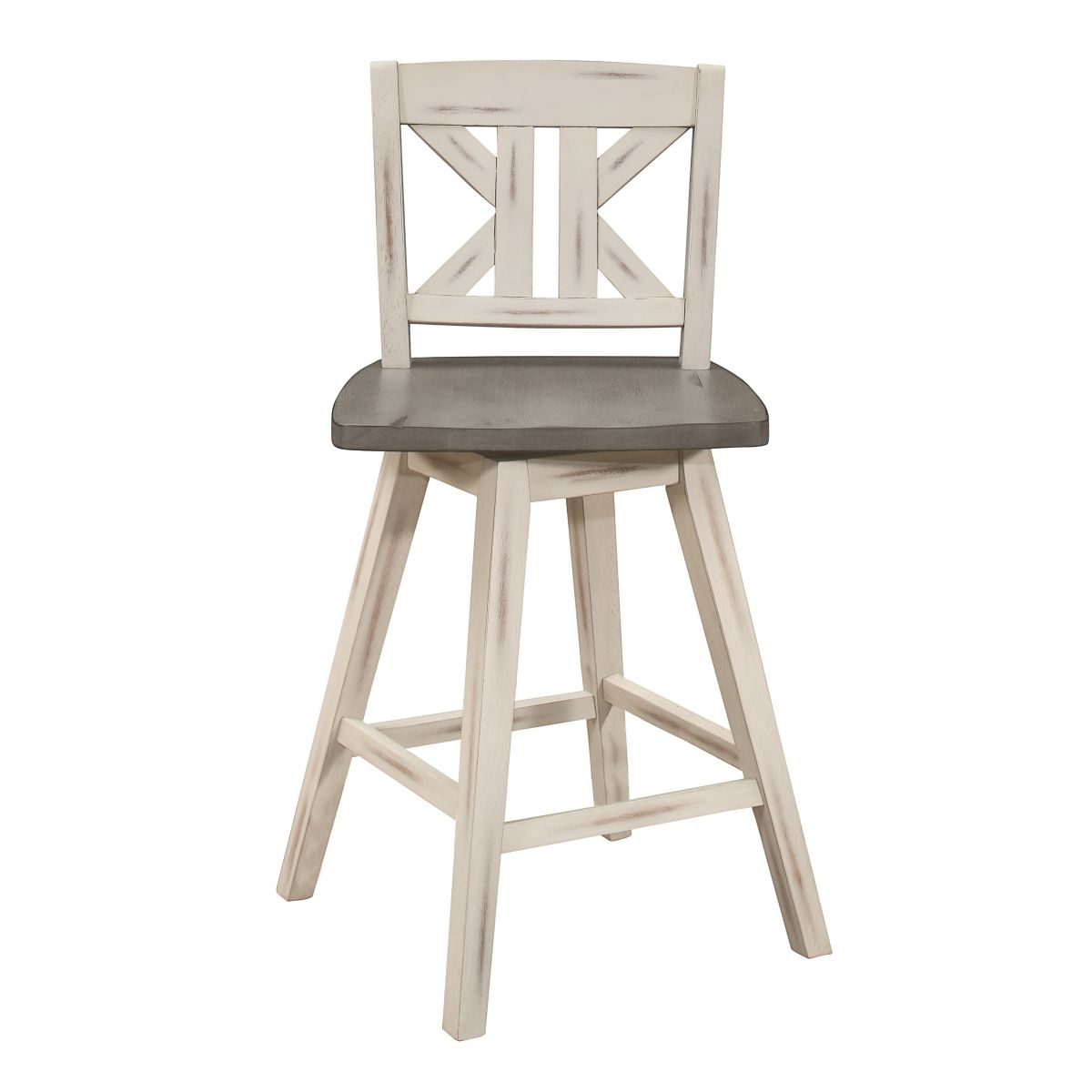 Amsonia - Swivel X-Back Counter Height Chair (Set of 2)