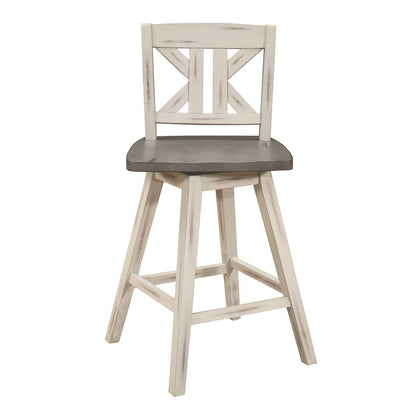 Amsonia - Swivel X-Back Counter Height Chair (Set of 2)