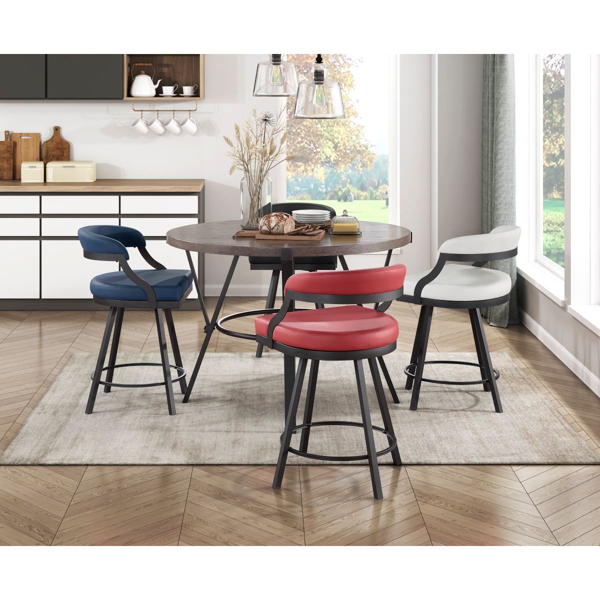 Crowley - Swivel Counter Height Chair (Set of 2)