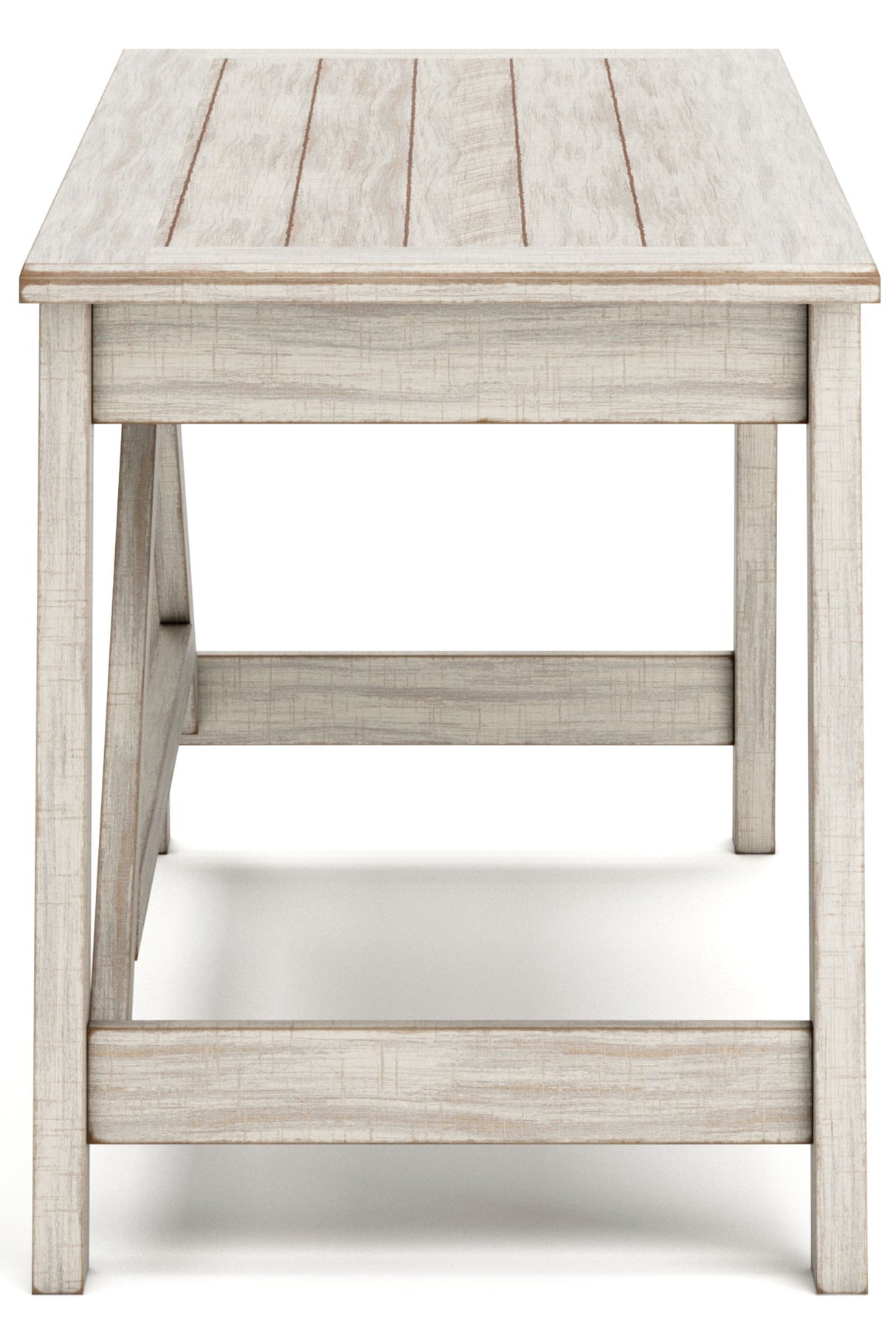 Carynhurst - Home Office Large Leg Desk - Whitewash