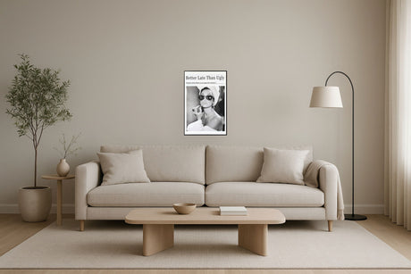 "Chic Reflection" Canvas In Frame - Gray