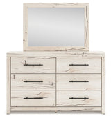 Lawroy - Dresser And Mirror - Light Natural
