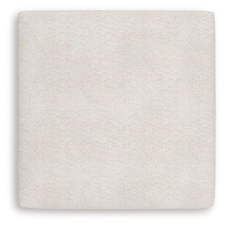 Donelson Creek - Oversized Accent Ottoman - Vanilla