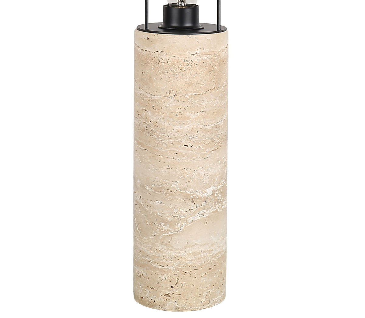 Mesa Canopy - 20 X 16 - Travertine Accent Lamp (Set of 2) - Travertine