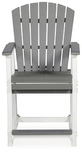 Transville - Barstool (Set of 2) - Gray / White
