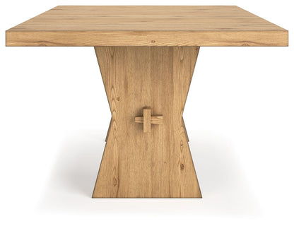 Galliden - Rectangular Dining Room Table - Light Brown