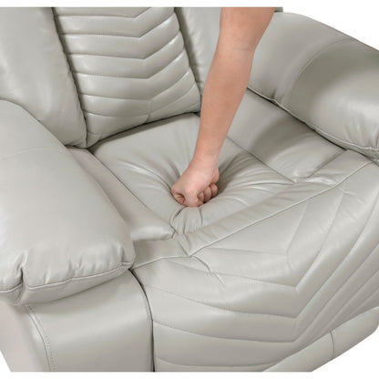 Huron - Power Double Reclining Loveseat With Center Console, Wireless Speakers, LED And Charging Ports