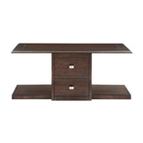 Claremore - Cocktail Table With Two Ottomans - Beige