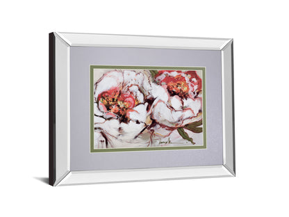 Charade Of Spring By Fitzsimmons, A - Mirror Framed Print Wall Art - Gray