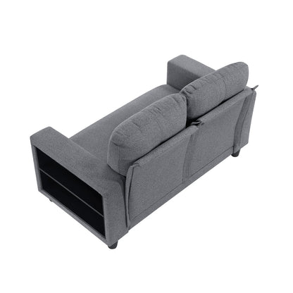 Robinson - Loveseat With Pull-Out Bed, Shelves And Charging Ports