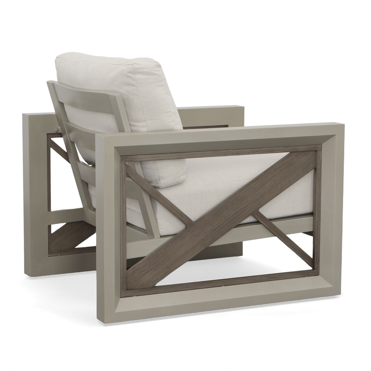 Dalilah - Patio Arm Chair - Gray