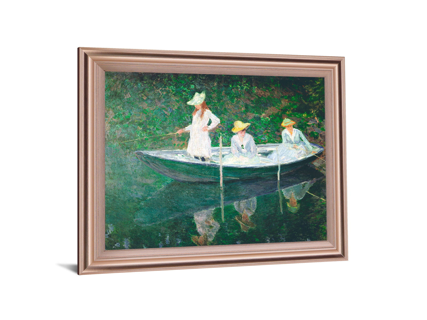 Tranquil Afternoon Drift - 28" x 34" Framed Wall Art - Green