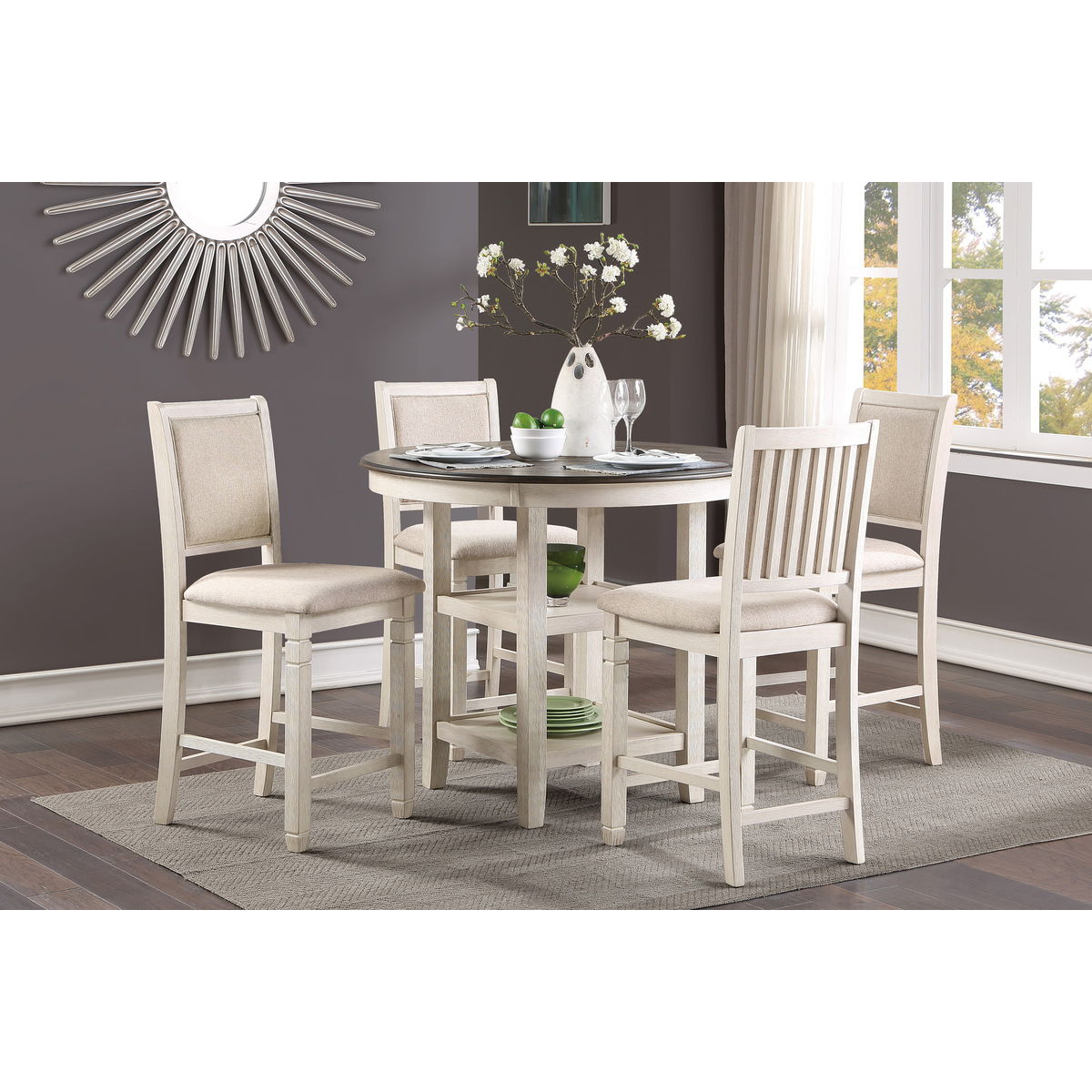 Asher - Counter Height Chair (Set of 2)