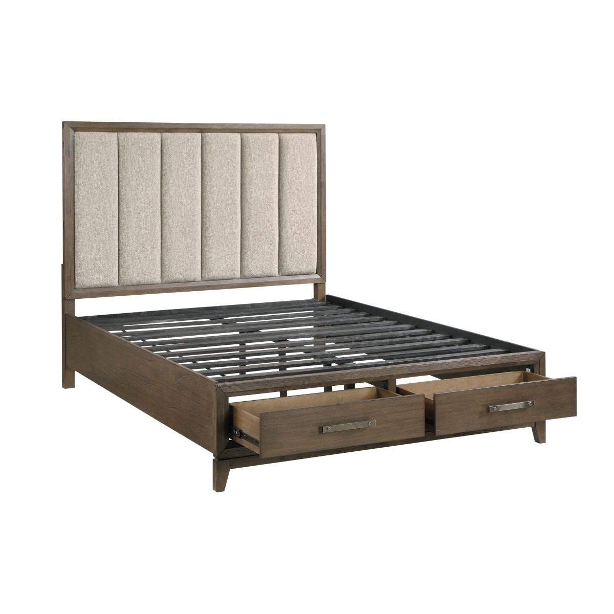 Cambridge - Platform Bed With Footboard Storage
