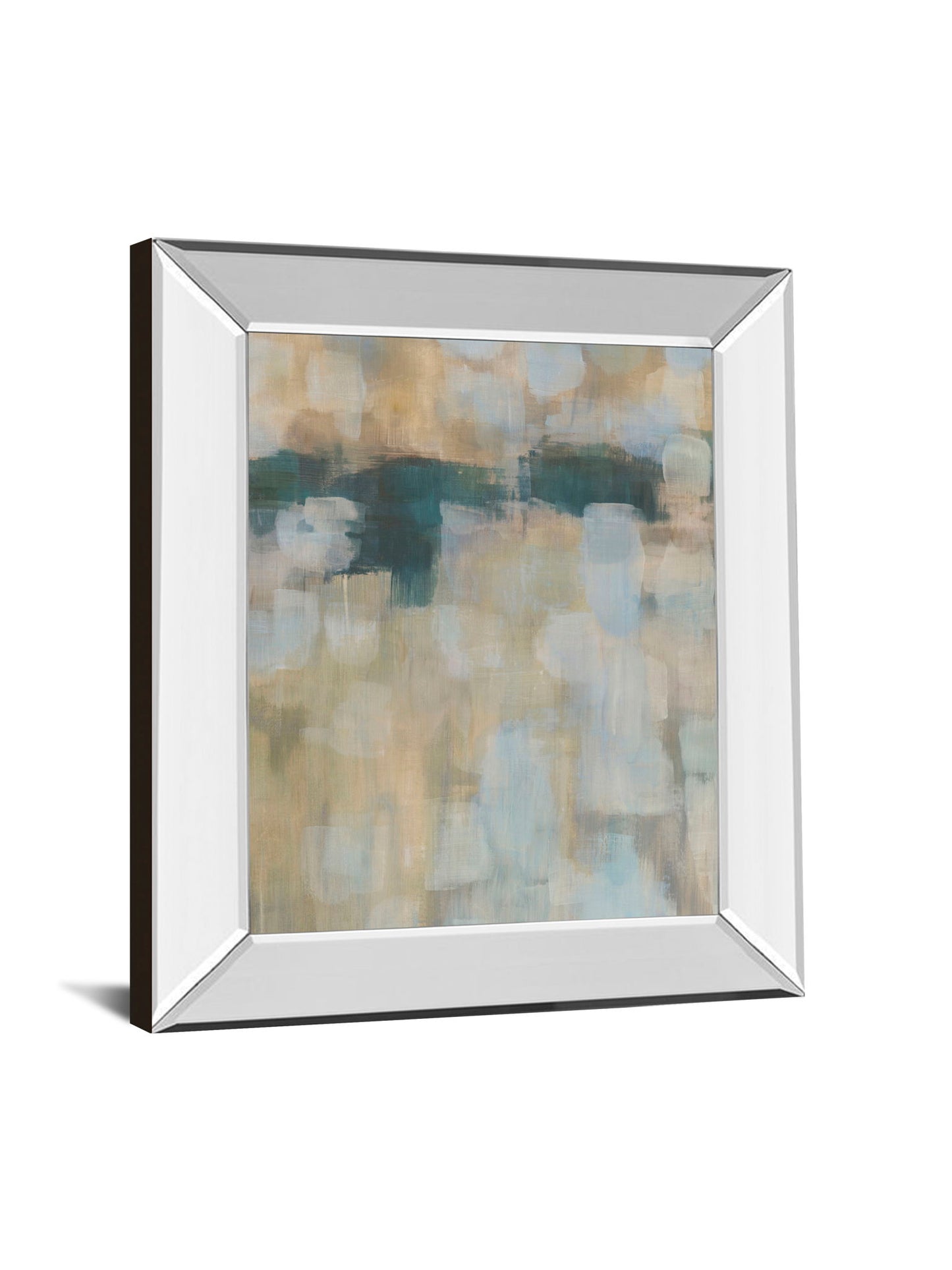Carbon Neutral By Parker - Mirror Framed Print Wall Art - Beige