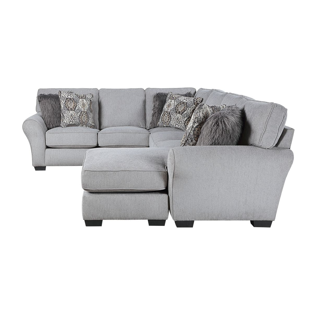 Kieran - 2 Piece Reversible Sectional - Gray